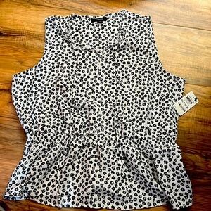Alfani petite large sleeveless blouse NWT